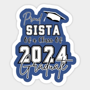 Proud Sista Graduation 2024 Sticker